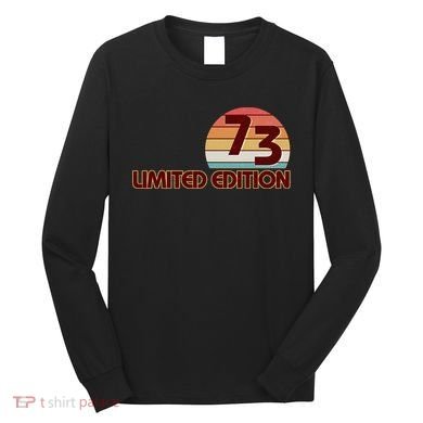 Limited Edition 1973 Retro Sun 50th Birthday Long Sleeve Shirt