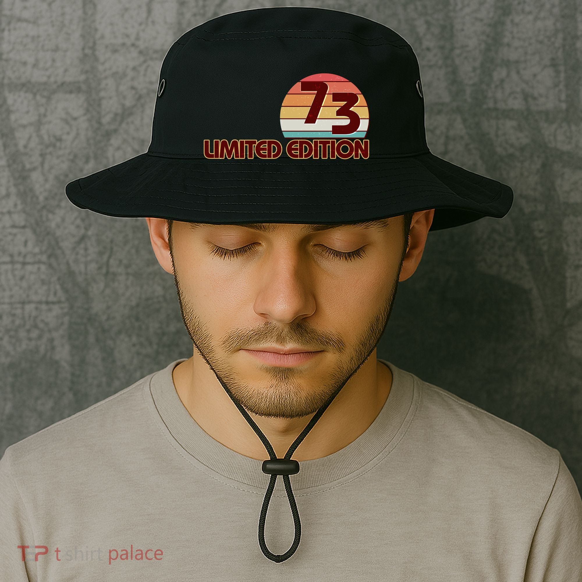 Limited Edition 1973 Retro Sun 50th Birthday Bucket Hat