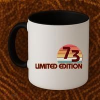 Limited Edition 1973 Retro Sun 50th Birthday Coffee Mug thumb 2