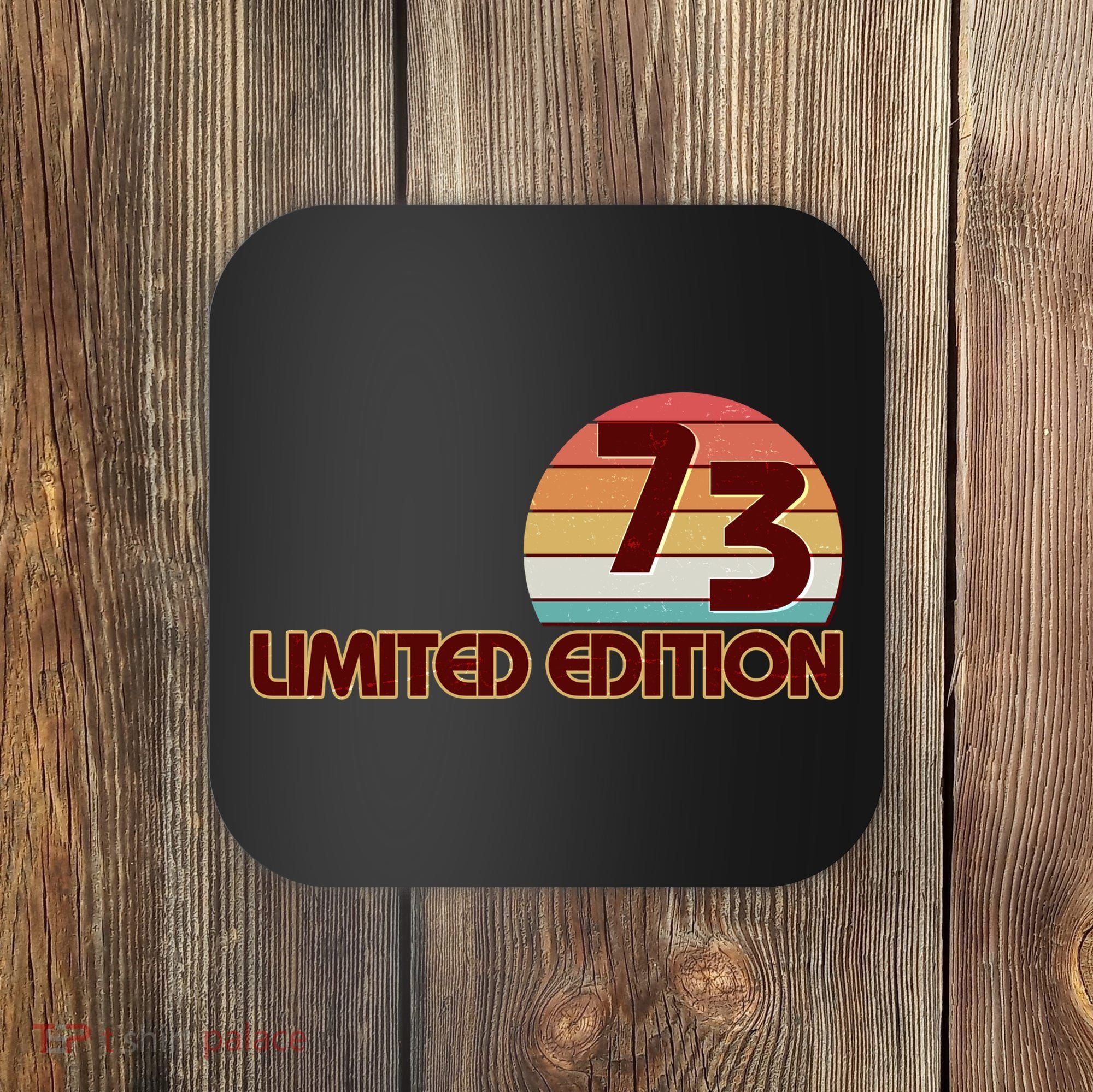 Limited Edition 1973 Retro Sun 50th Birthday Coaster