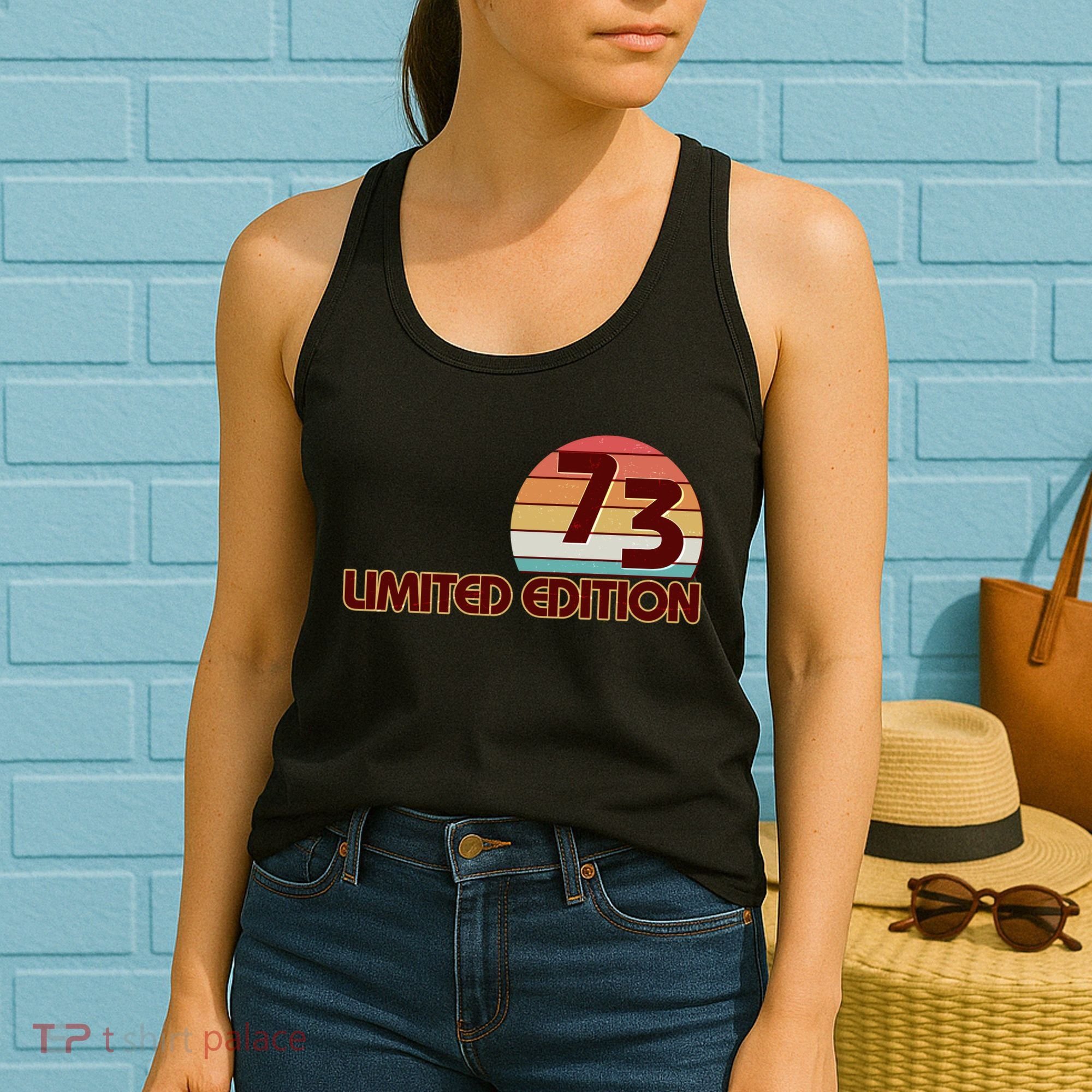 Limited Edition 1973 Retro Sun 50th Birthday Women's Tank Top