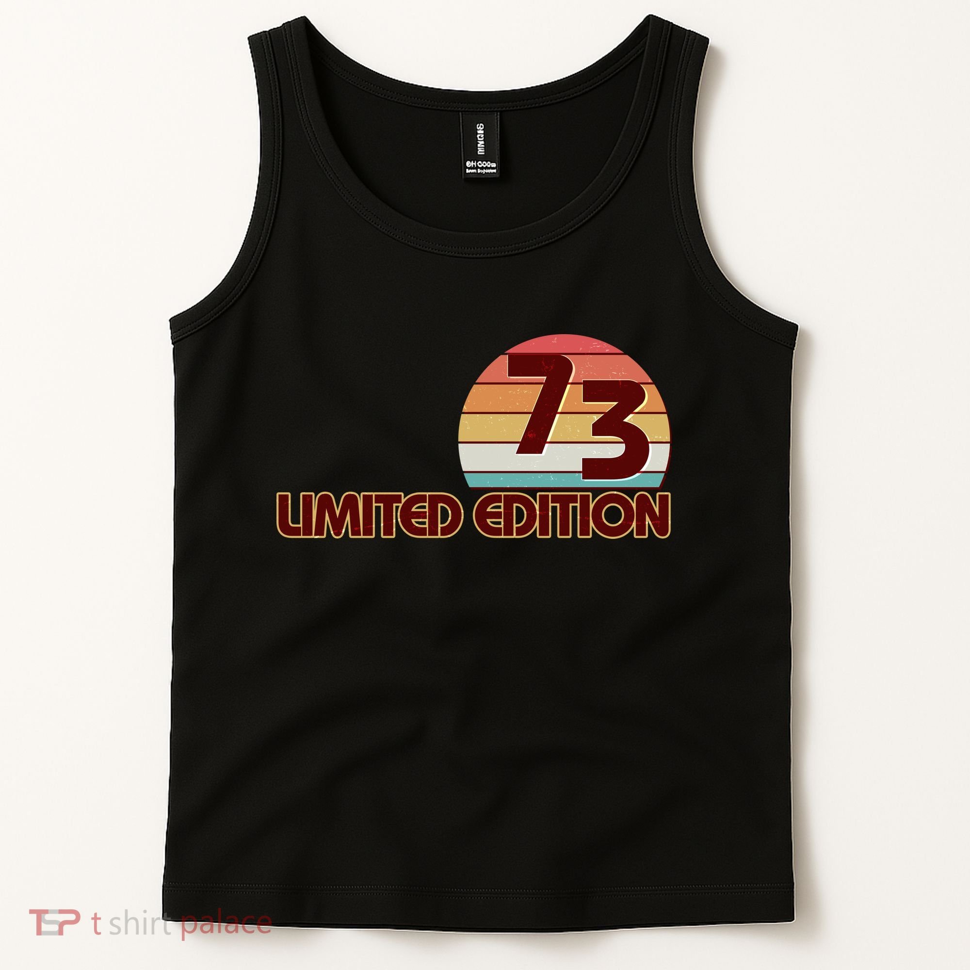 Limited Edition 1973 Retro Sun 50th Birthday Tank Top