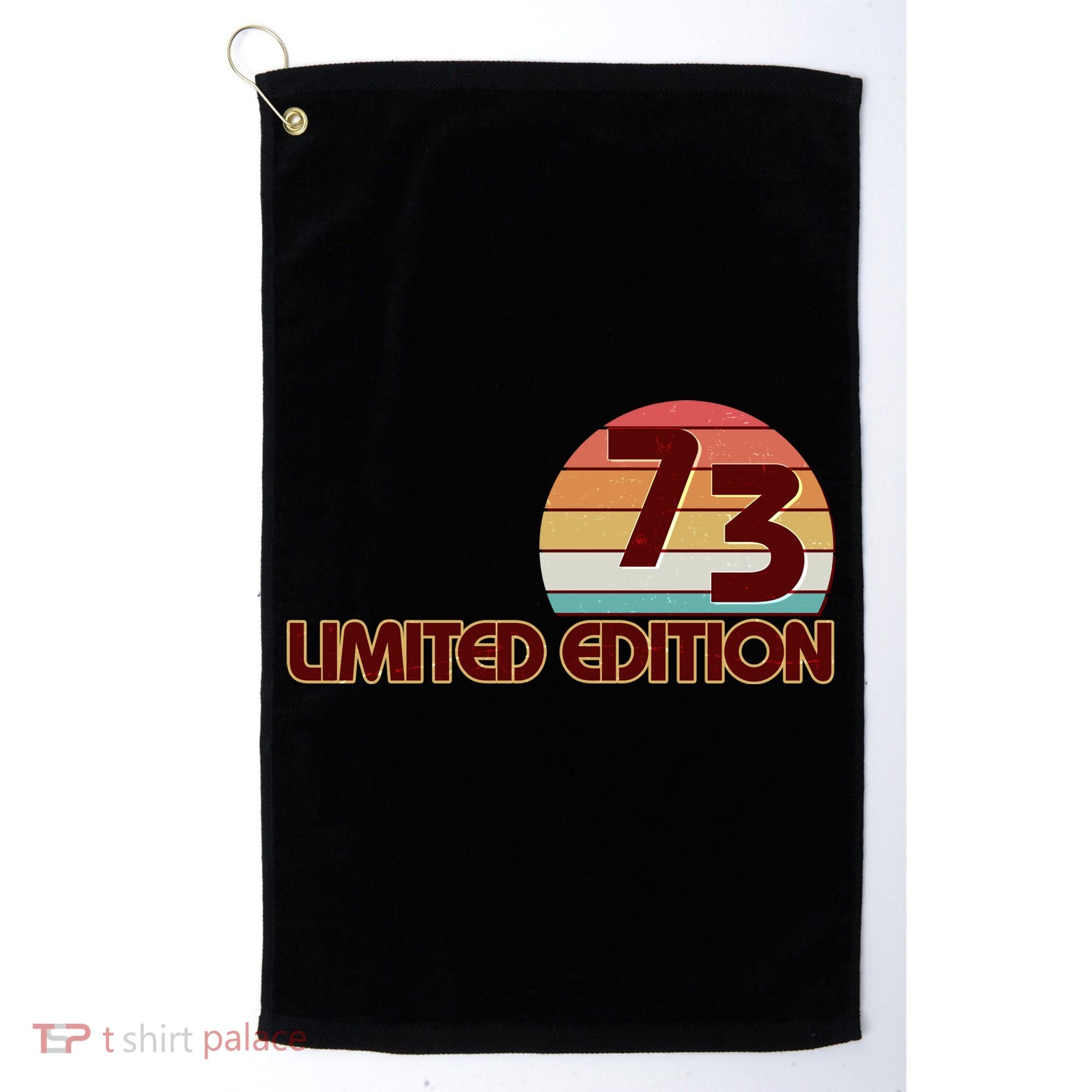 Limited Edition 1973 Retro Sun 50th Birthday Golf Towel