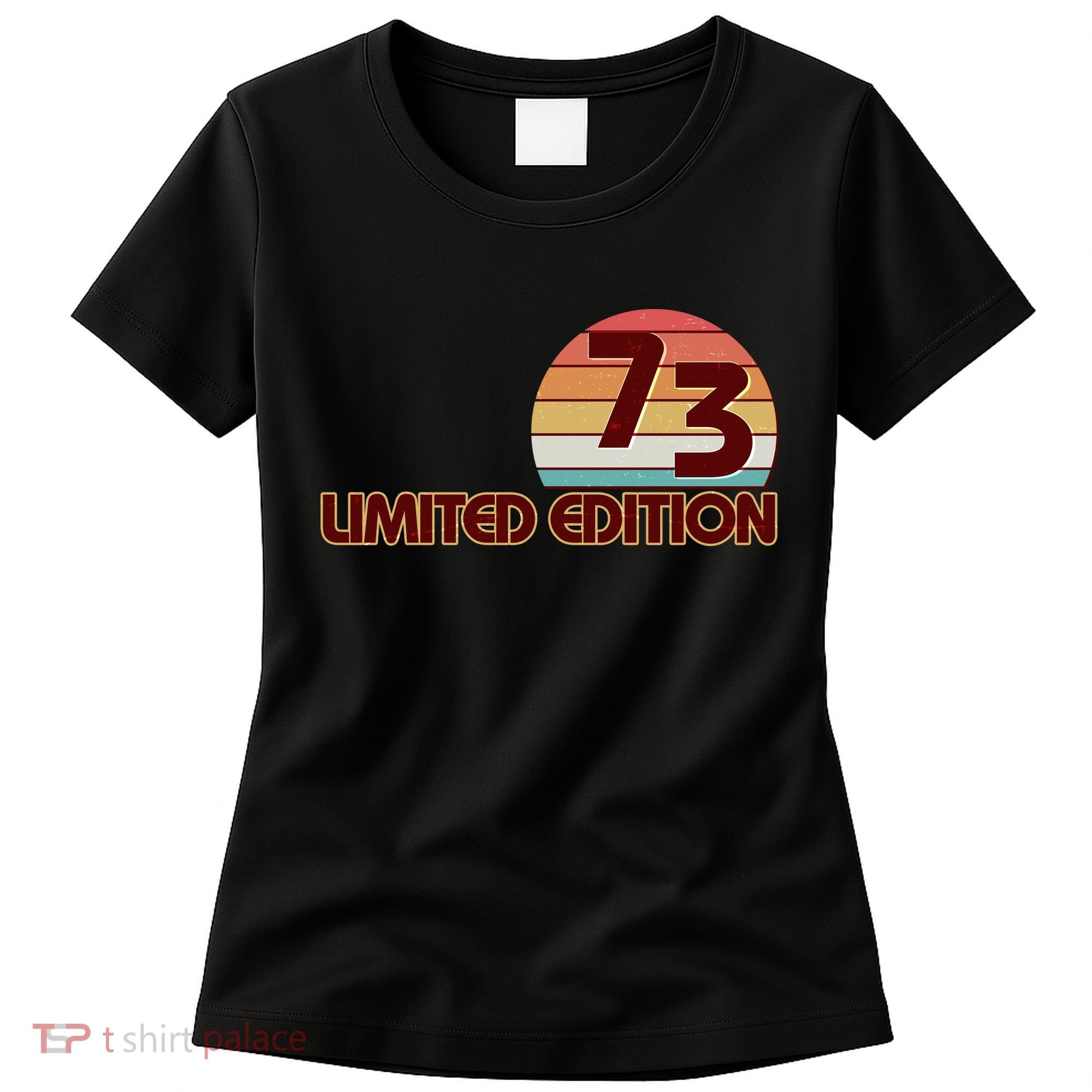 Limited Edition 1973 Retro Sun 50th Birthday Women's T-Shirt