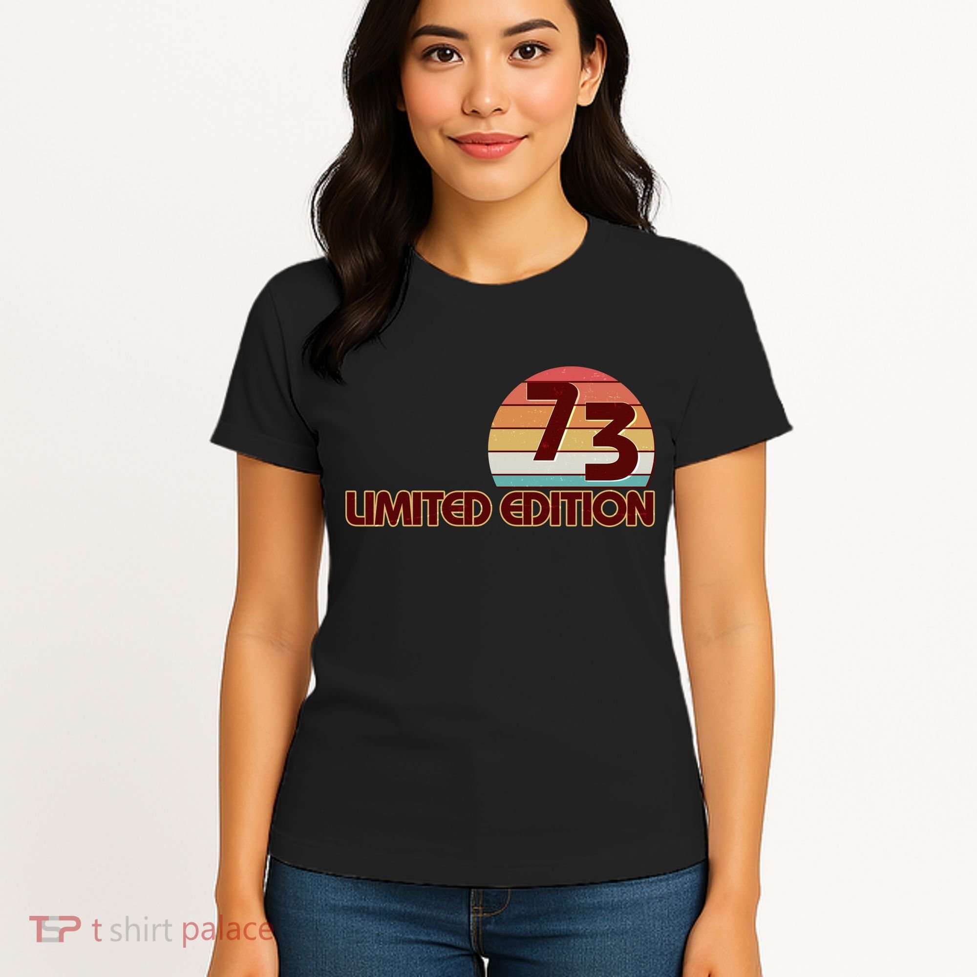 Limited Edition 1973 Retro Sun 50th Birthday Women's T-Shirt