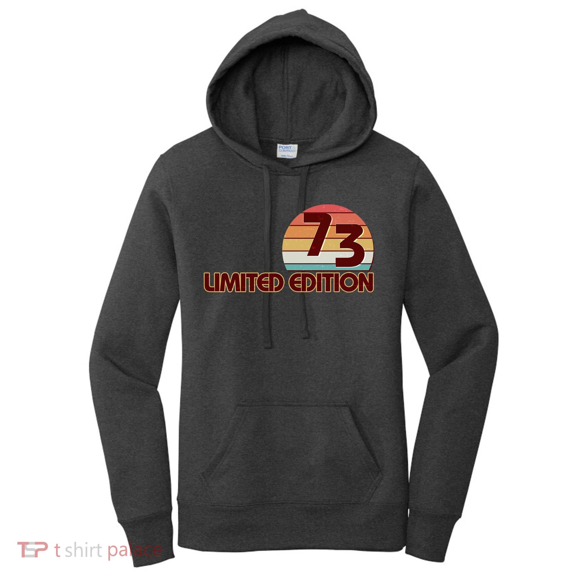 Limited Edition 1973 Retro Sun 50th Birthday Women's Hoodie