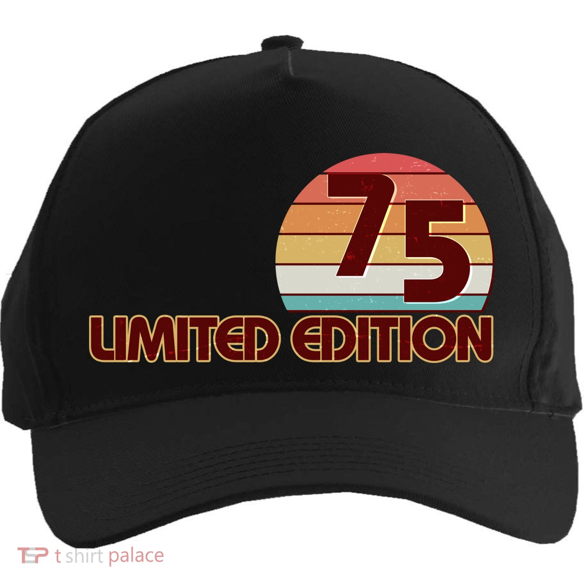 Limited Edition 1975 Retro Sun 50th Birthday Five-Panel Snapback Cap