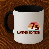 Limited Edition 1975 Retro Sun 50th Birthday Coffee Mug thumb 2