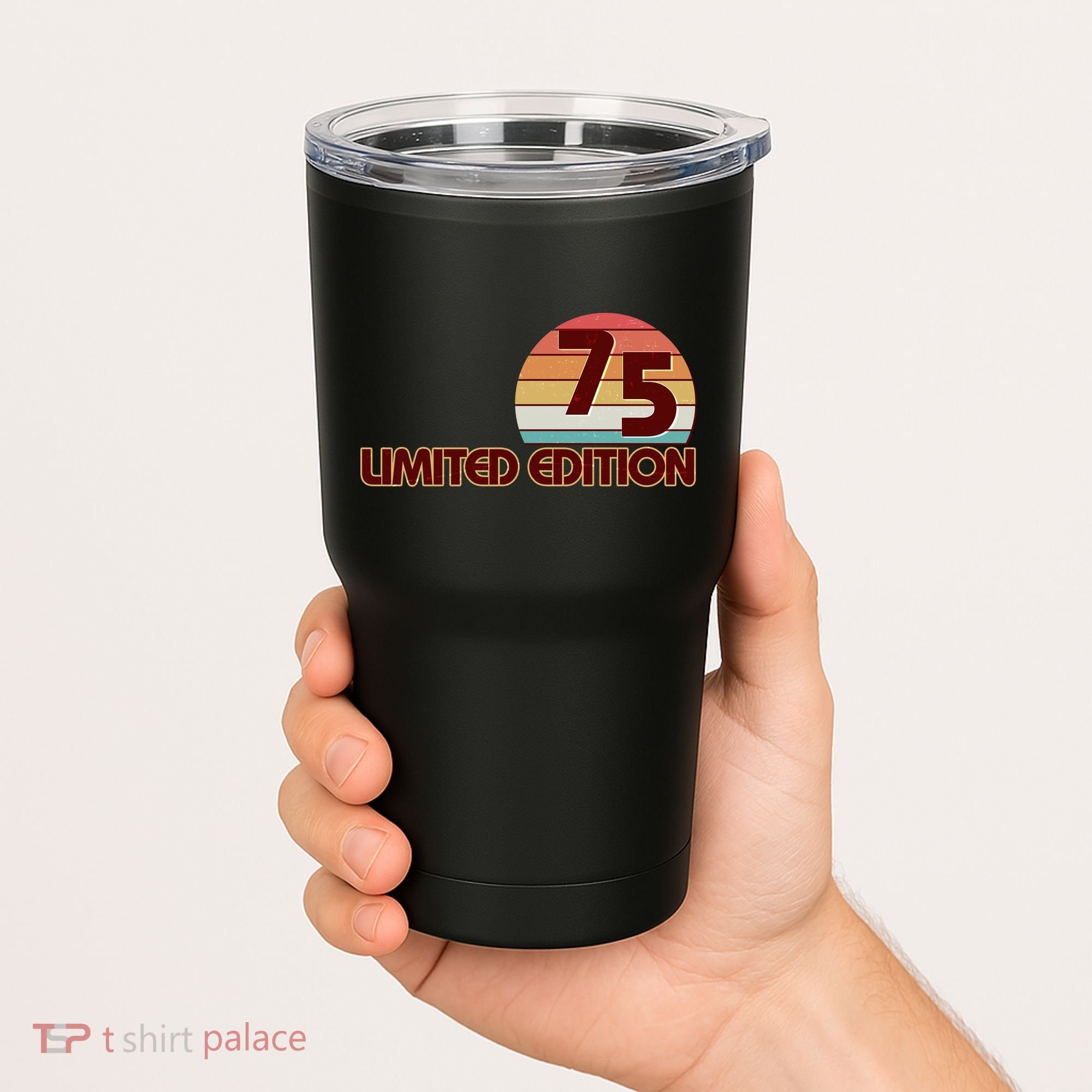 Limited Edition 1975 Retro Sun 50th Birthday Tumbler