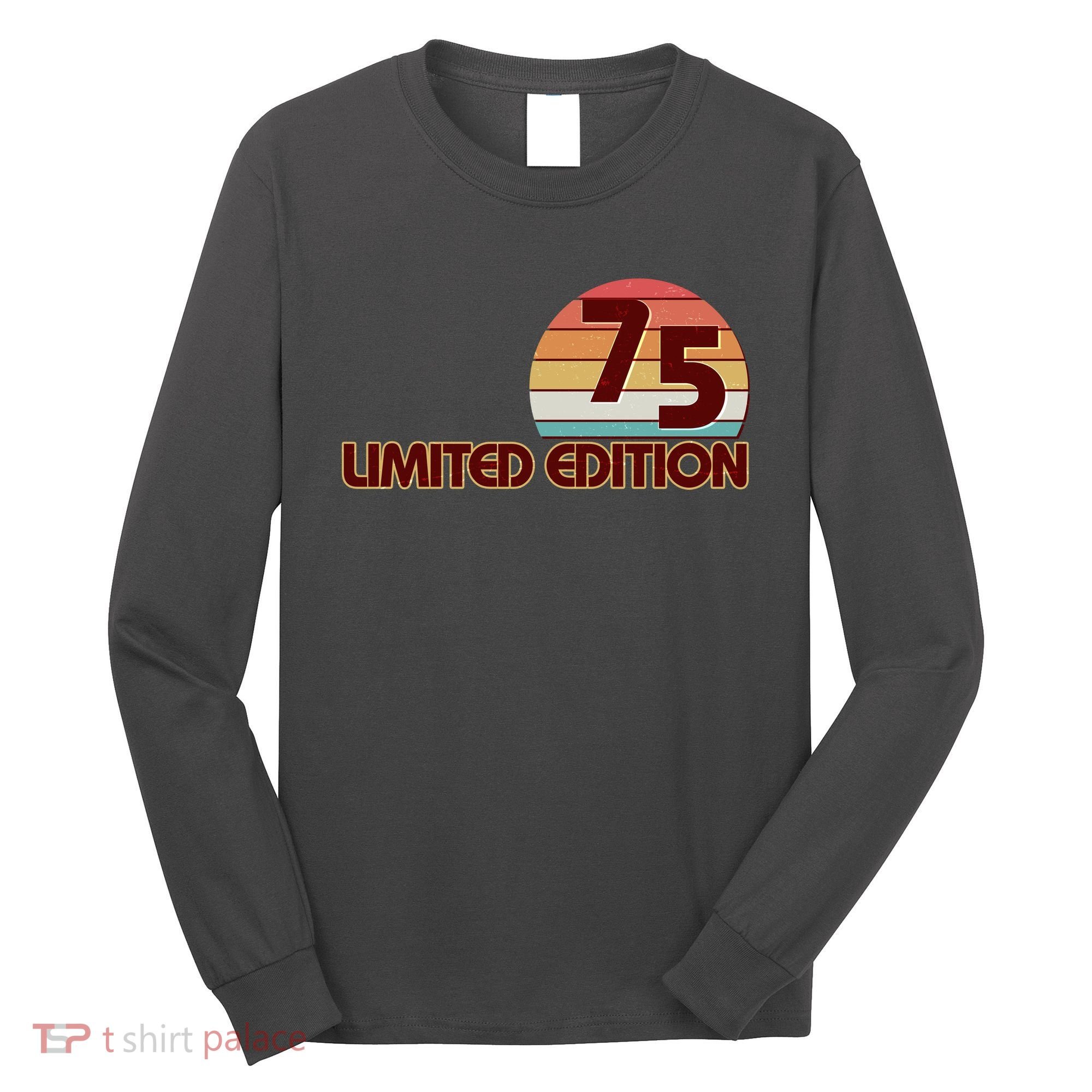 Limited Edition 1975 Retro Sun 50th Birthday Long Sleeve Shirt