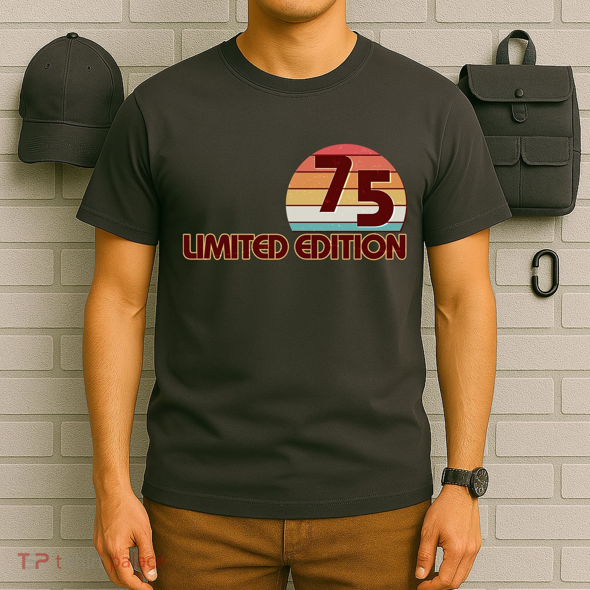Limited Edition 1975 Retro Sun 50th Birthday T-Shirt