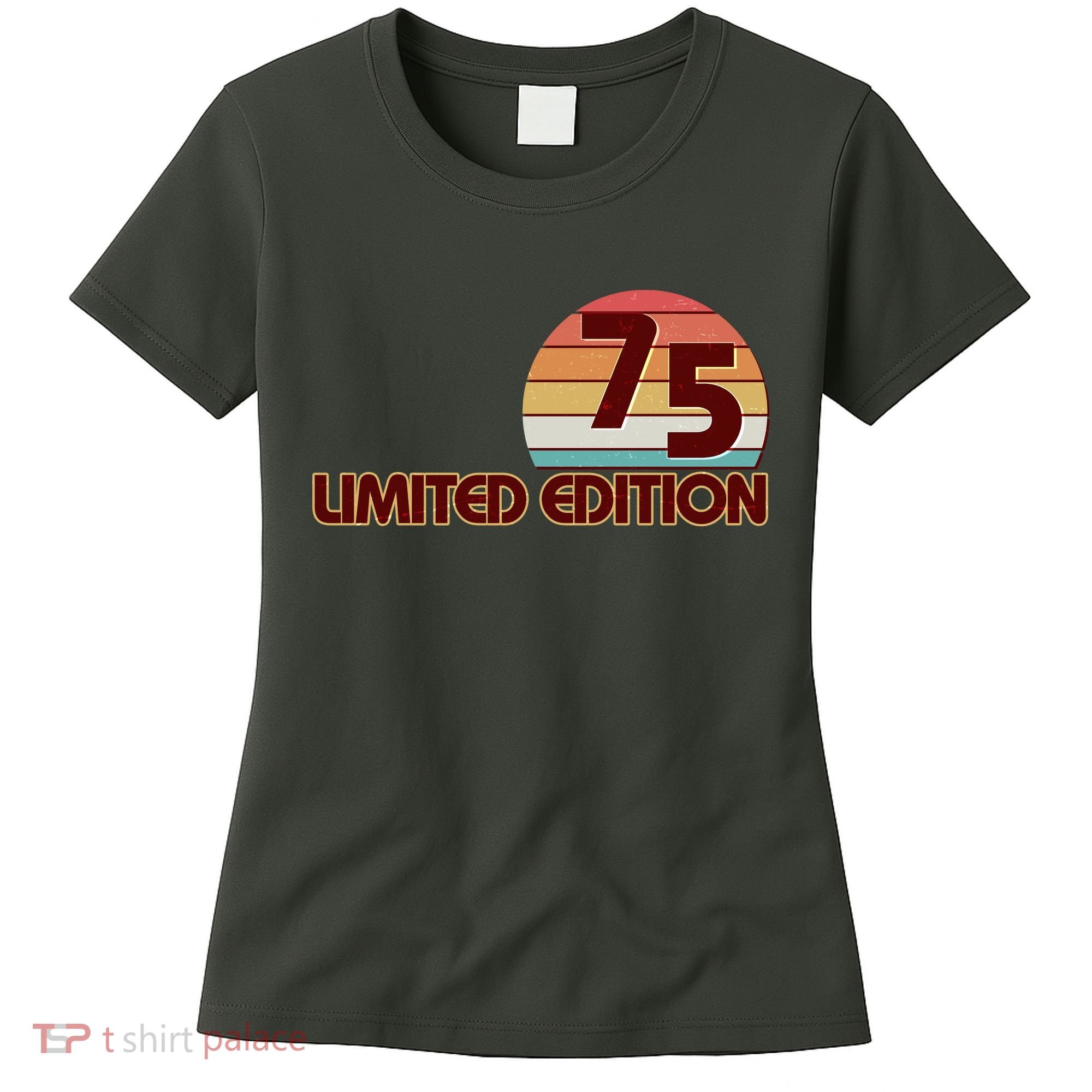 Limited Edition 1975 Retro Sun 50th Birthday Women's T-Shirt