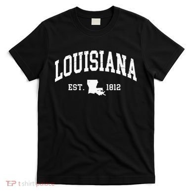Louisiana Est. 1812 Distressed Worn Design Classic T-Shirt