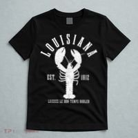 Louisiana Est. 1812 Laissez Le Bon Temps Rouler Lobster T-Shirt thumb 5