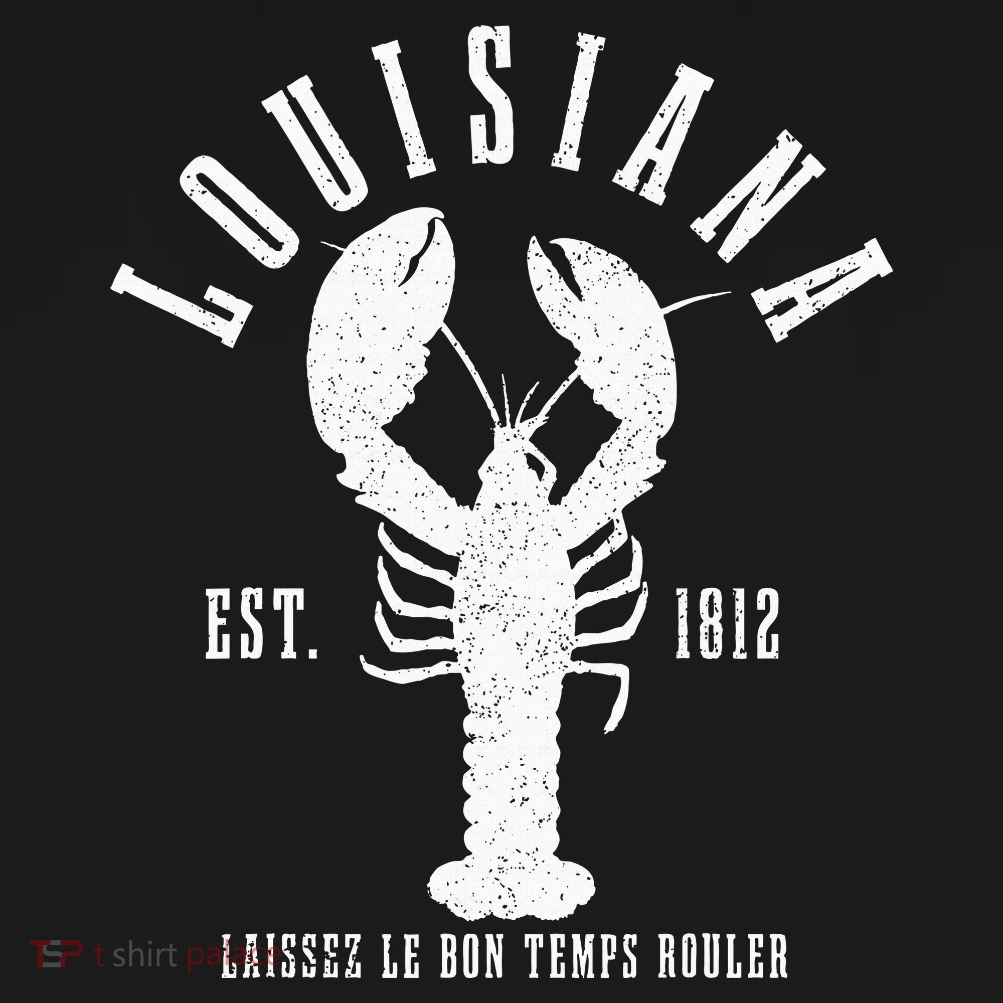 Louisiana Est. 1812 Laissez Le Bon Temps Rouler Lobster Women's Tank Top