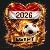 Love Egypt 2026 Heart Soccer Fan Sweatshirt thumb 3
