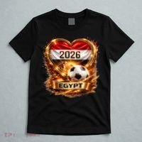 Love Egypt 2026 Heart Soccer Fan T-Shirt thumb 5