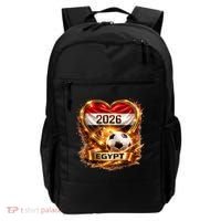 Love Egypt 2026 Heart Soccer Fan Backpack thumb 0