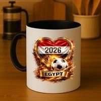 Love Egypt 2026 Heart Soccer Fan Coffee Mug thumb 4