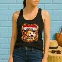 Love Egypt 2026 Heart Soccer Fan Women's Tank Top thumb 2