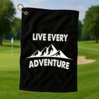 Live Every Adventure Golf Towel thumb 1