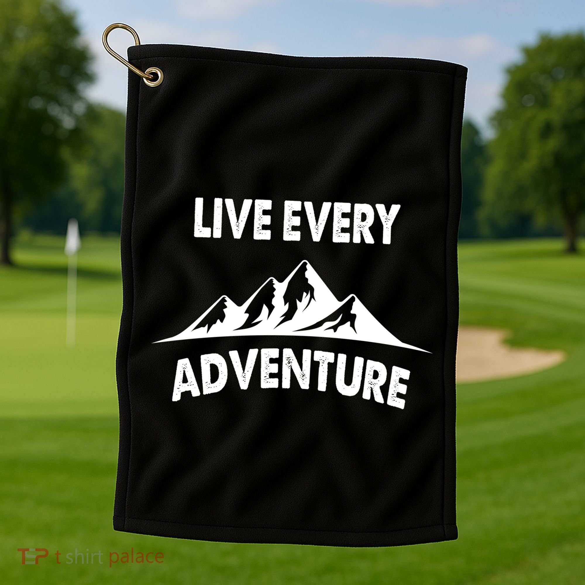 Live Every Adventure Golf Towel