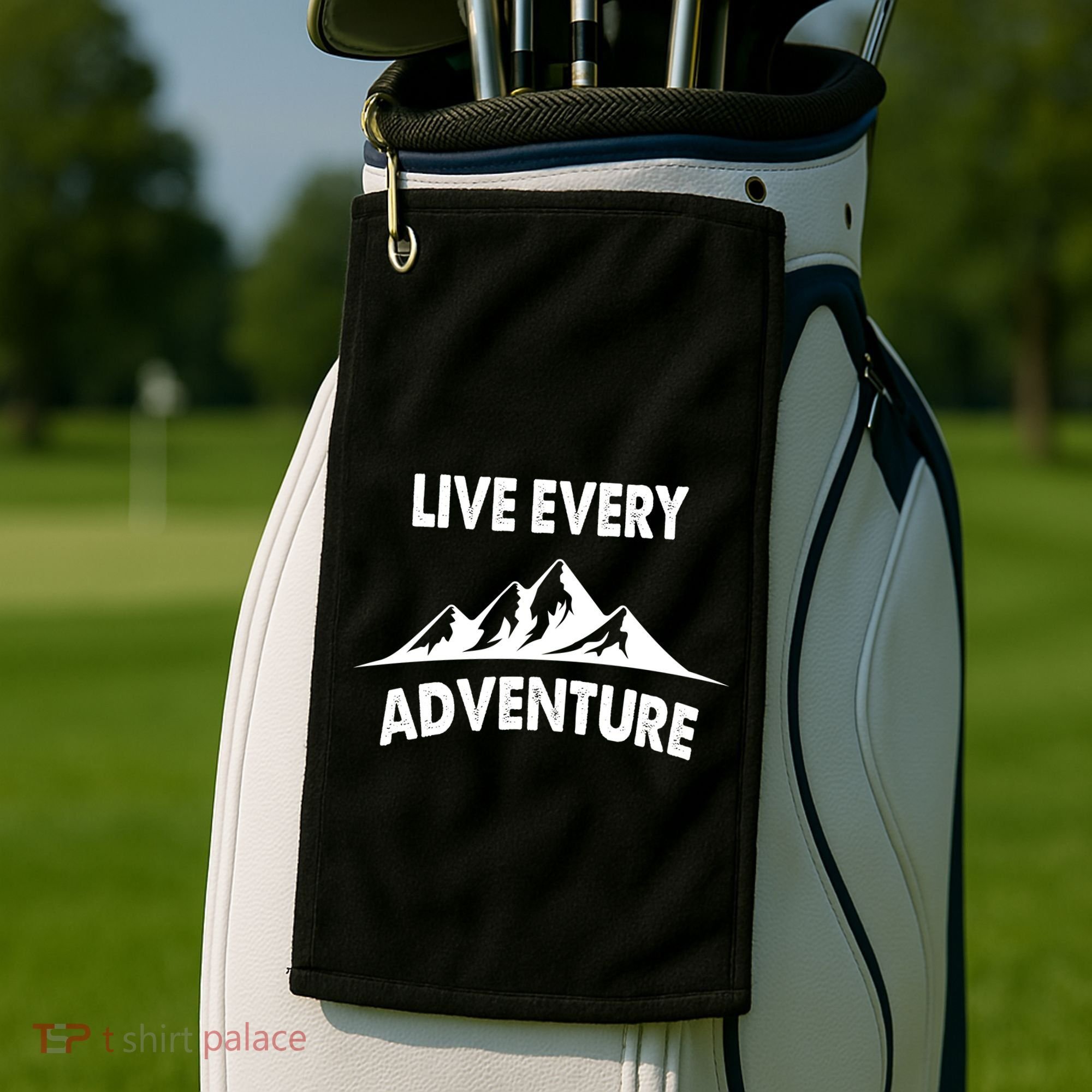 Live Every Adventure Golf Towel