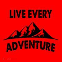 Live Every Adventure Santa Hat thumb 1
