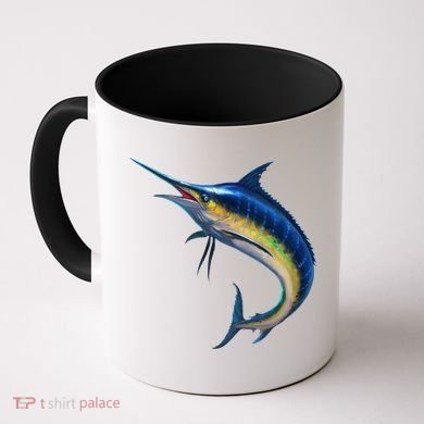 Leaping Blue Marlin Coffee Mug