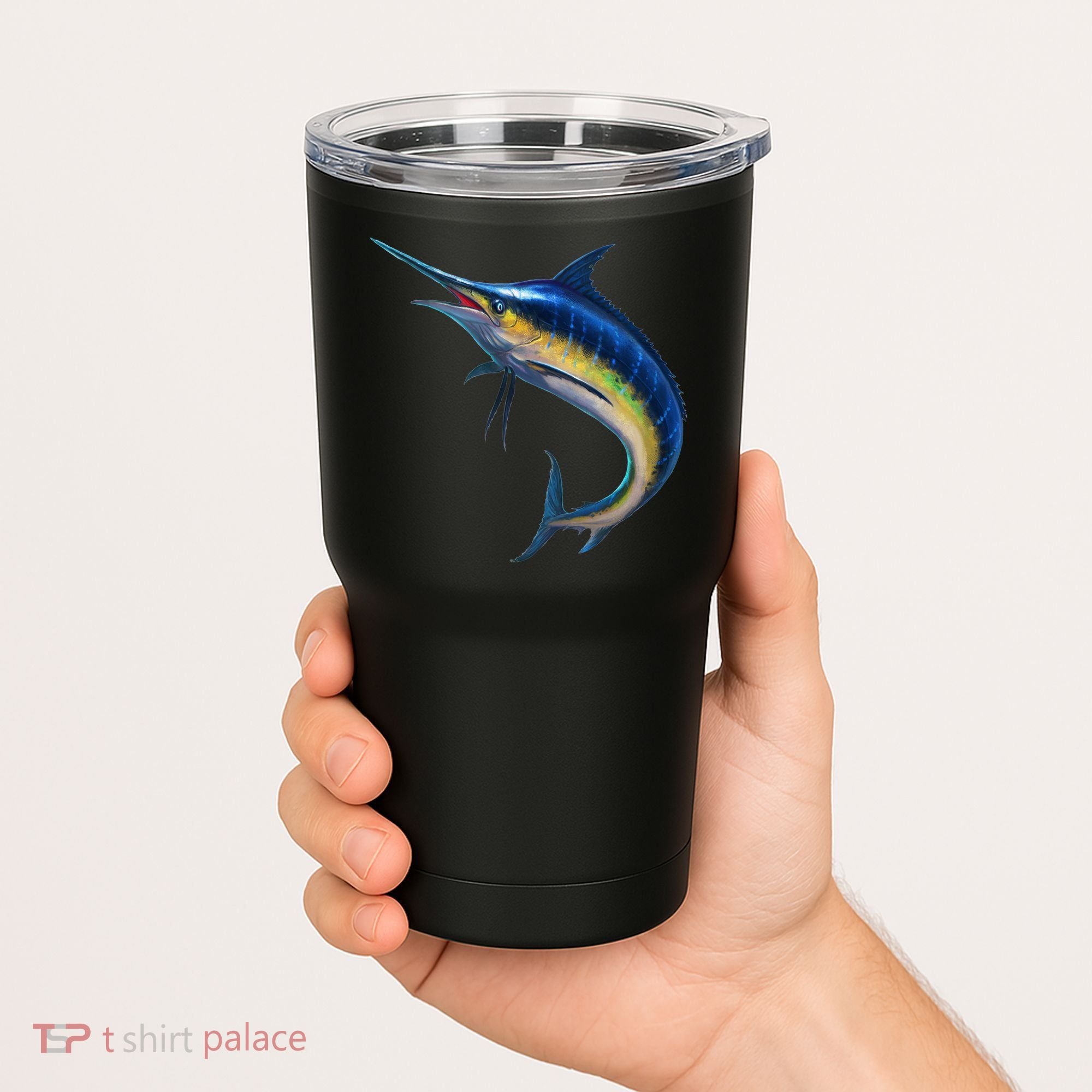 Leaping Blue Marlin Tumbler
