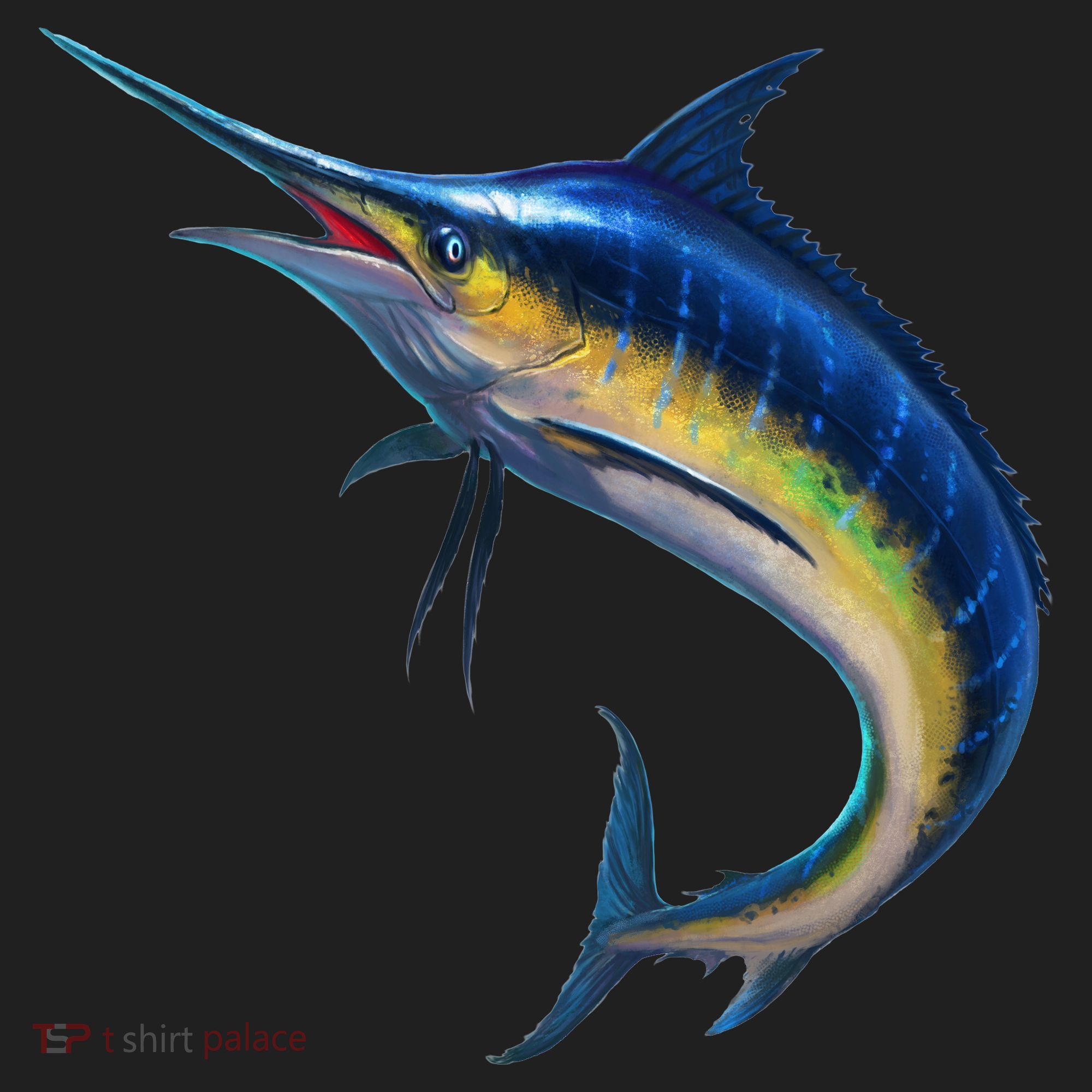 Leaping Blue Marlin Tumbler