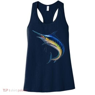 Leaping Blue Marlin Women's Tank Top