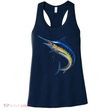 Leaping Blue Marlin Women's Tank Top