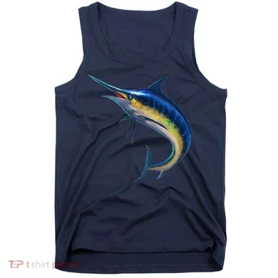 Leaping Blue Marlin Tank Top