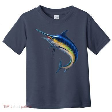 Leaping Blue Marlin Toddler T-Shirt