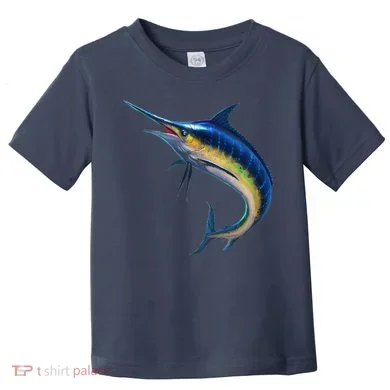 Leaping Blue Marlin Toddler T-Shirt