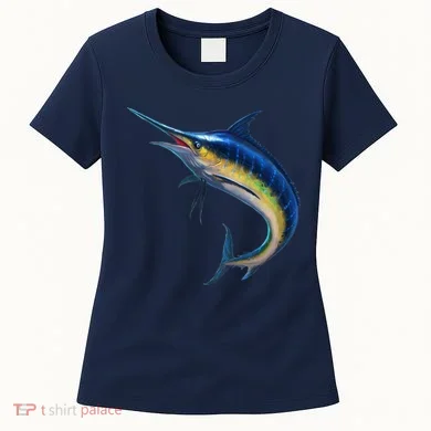 Leaping Blue Marlin Women's T-Shirt