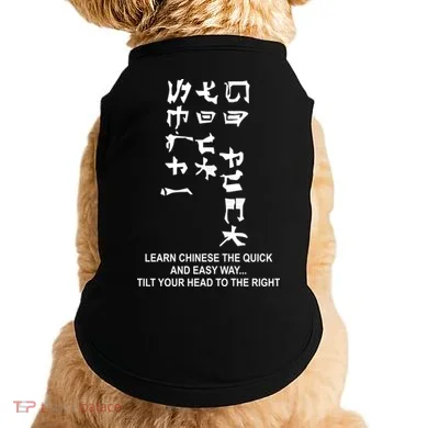 Learn To Read Chinese Doggie Tank
