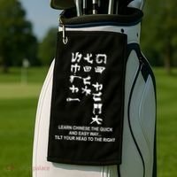Learn To Read Chinese Golf Towel thumb 2