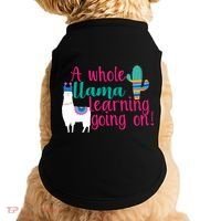 Learning Llama Doggie Tank thumb 0