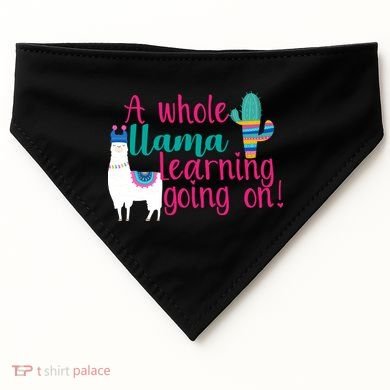 Learning Llama USA-Made Doggie Bandana