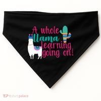 Learning Llama USA-Made Doggie Bandana thumb 0