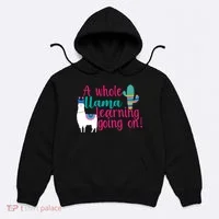 Learning Llama Hoodie thumb 0