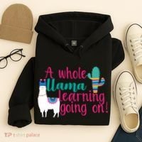 Learning Llama Hoodie thumb 4