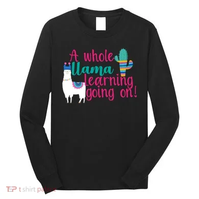 Learning Llama Long Sleeve Shirt