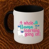 Learning Llama Coffee Mug thumb 2