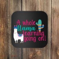 Learning Llama Coaster thumb 0