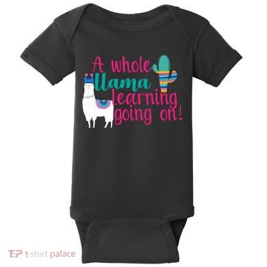 Learning Llama Baby Bodysuit