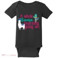 Learning Llama Baby Bodysuit thumb 0