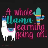 Learning Llama Baby Bodysuit thumb 2